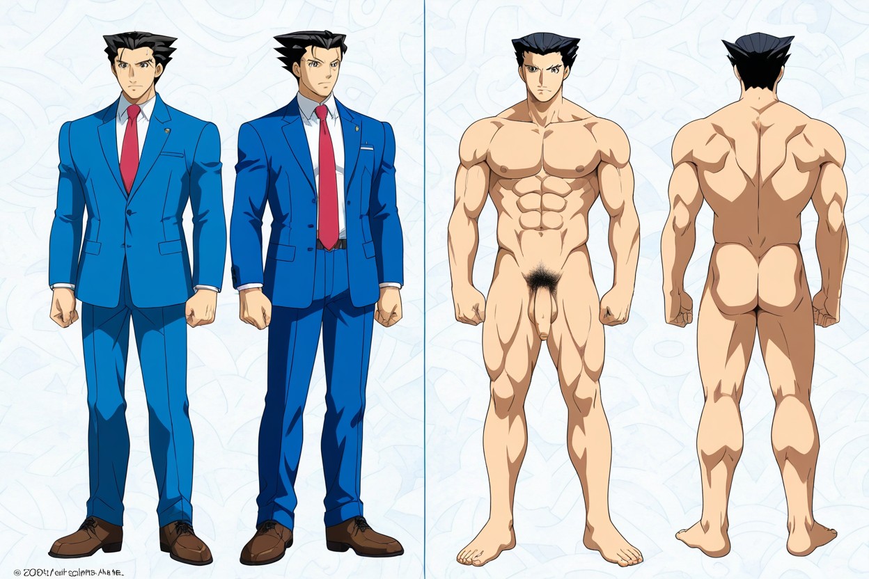 The Fourth Complete Nakedall The Men Has Fit Body And A Public Hair, Clean Shaved, Retro Game Aesthetic Porno gay IA