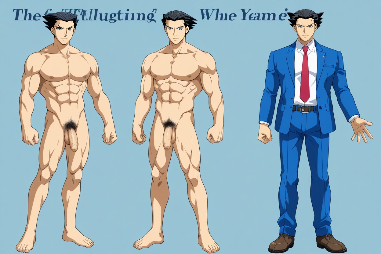 White Collared Shirt, S Video Game Promotional Art, Red Tie AI Gay Porn