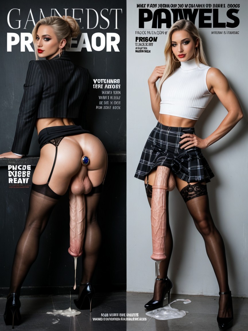 Femboy , Stunning Beauty, Blonde Hair AI Gay Porn