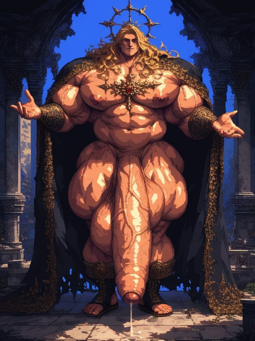 Mystical Tattoos, Soft Facial Features, Full Body AI Gay Porn