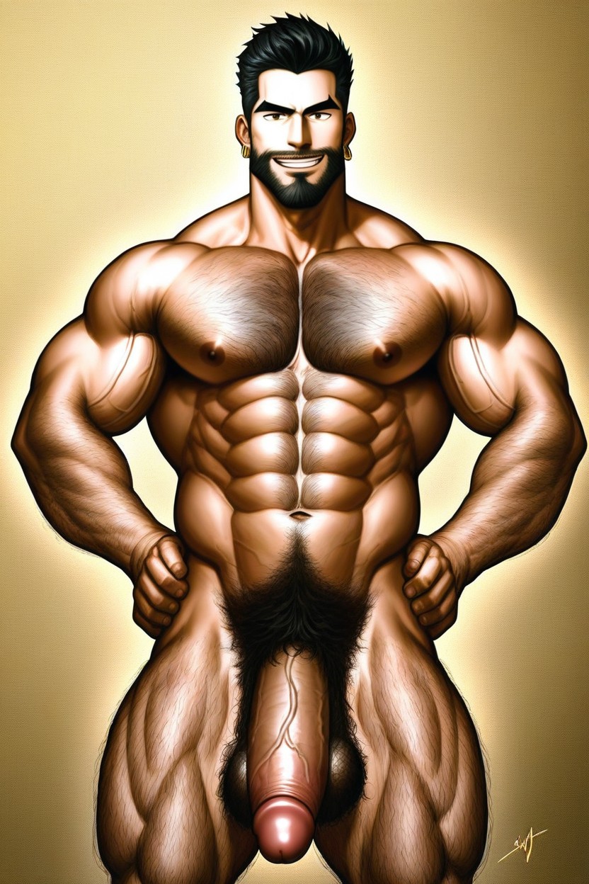 King, Arabic, Smug Expression AI Gay Porn