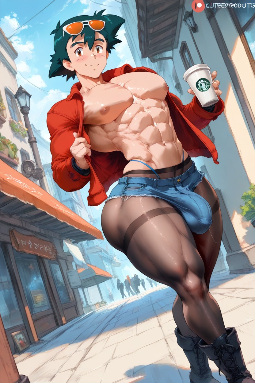 Femboy , Hdr, Excited AI Gay Porn
