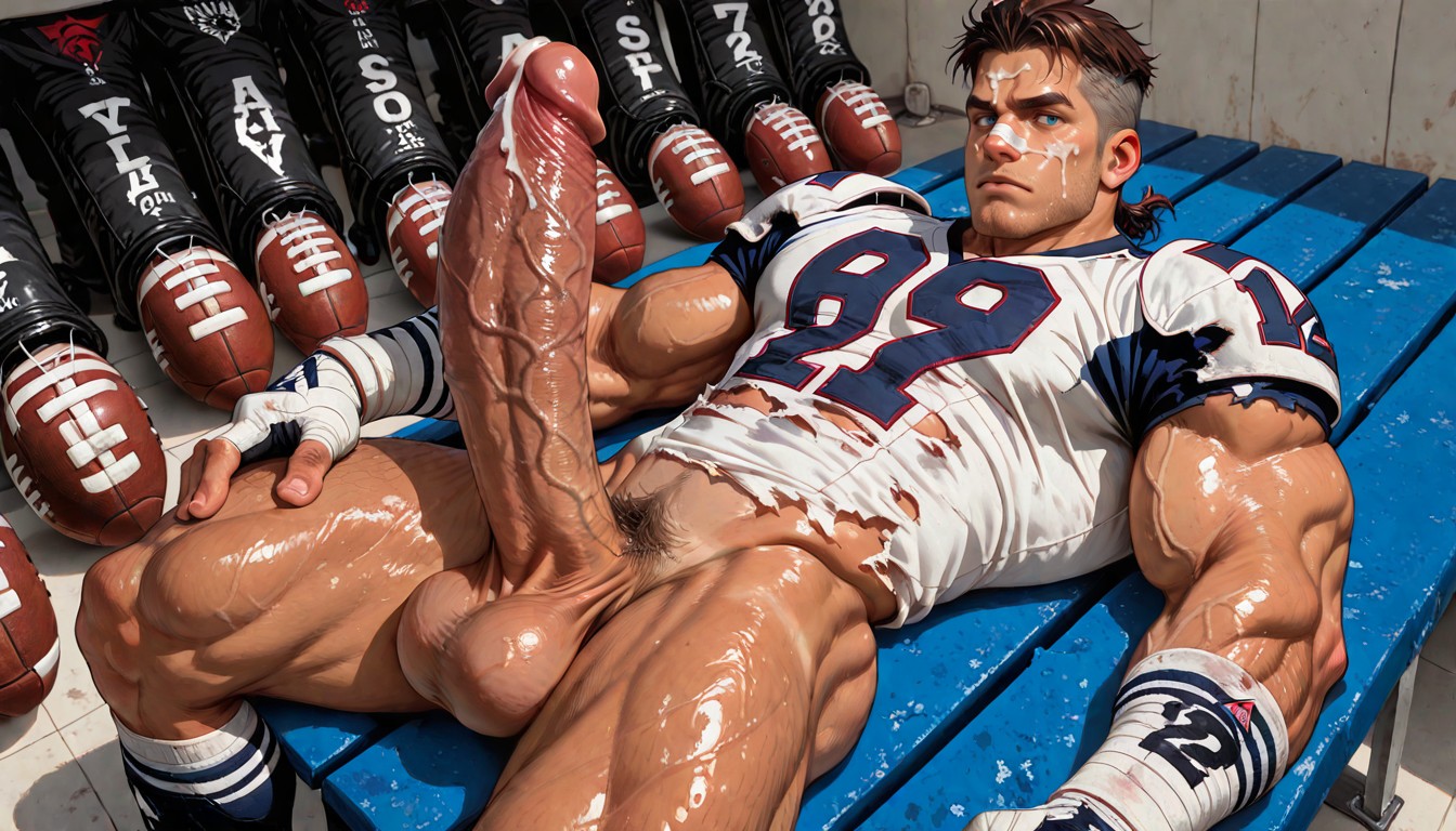 Bro, Huge Arms, Dutch Angle AI Gay Porn