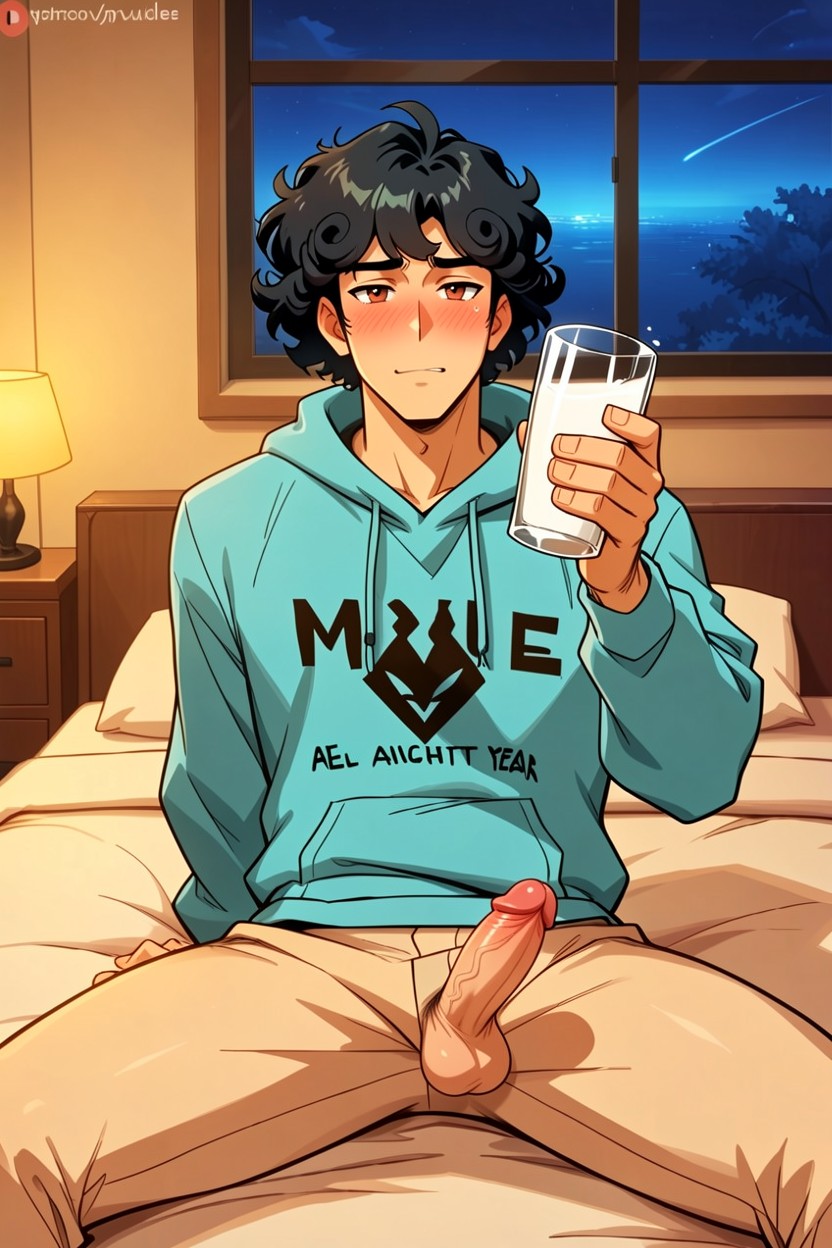 Drooling, Winking, Blushing AI Gay Porn
