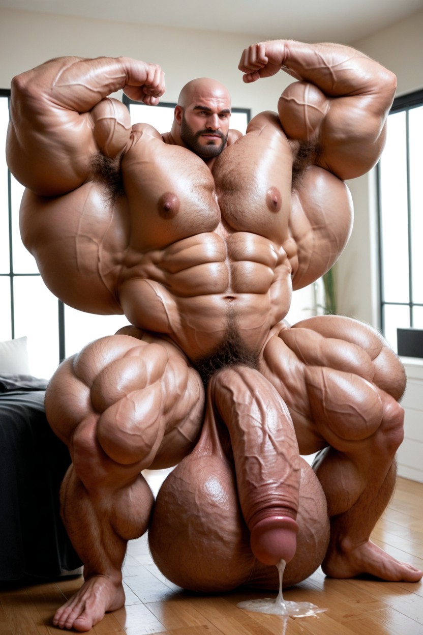 Muscle Growth, Oversized Hyper Gigantic Muscles, Oversized Hyper Gigantic Muscles KI Schwulenporno
