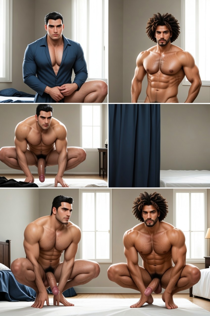 25+, Adolescence Toned Body, Full View AI Gay Porn
