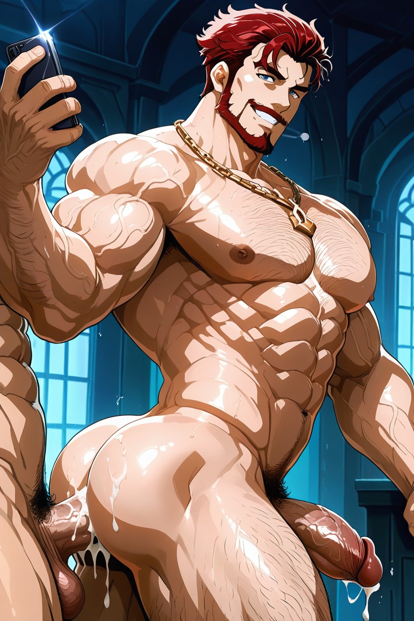 Ai_senshi Art, Light Skin, Wagner From Genshin Impact Porno gay IA