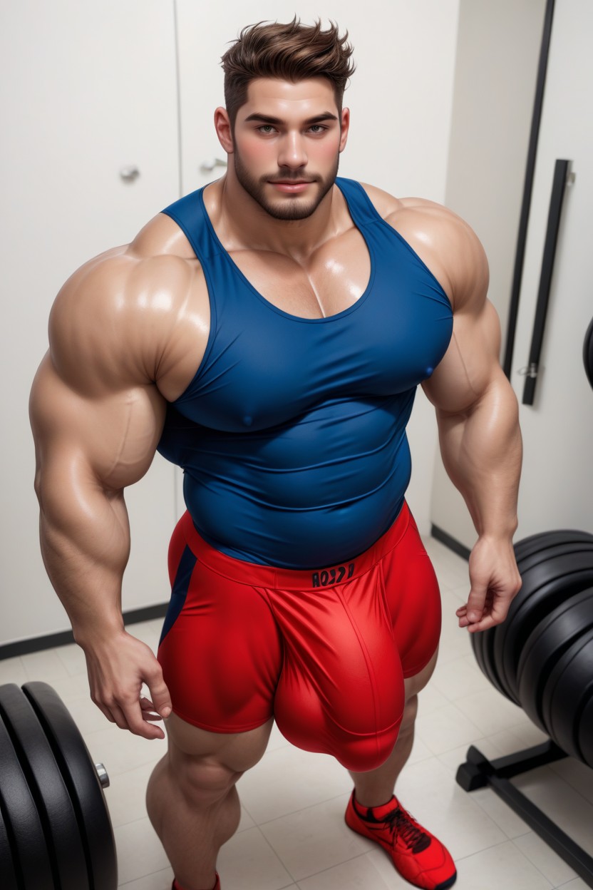 Hyper Thick Bulge, Long Cock, Naked Porno gay IA
