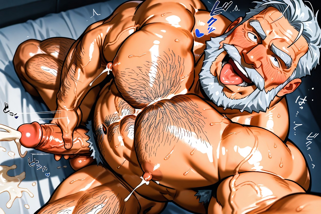 Fat, Oversized Muscles, Gigantic Penis AI Gay Porn