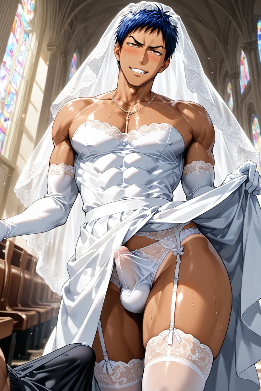 Muy Corto, Ahegao, Standing Porno gay IA