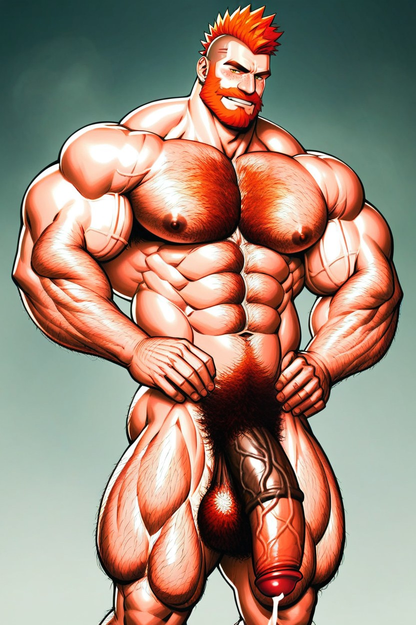 Excessive Hairy Body, Spiked Hair, 1 Persona Porno gay IA
