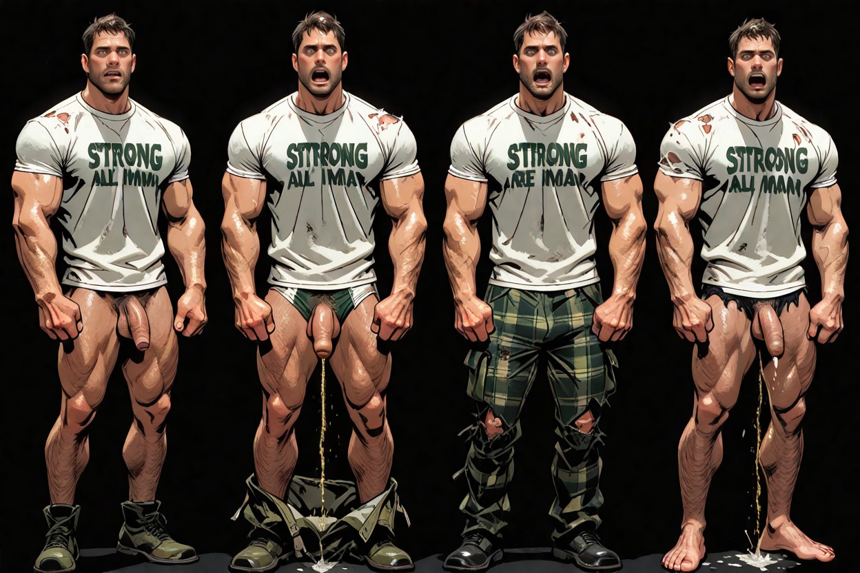 Tight Ass, Style, All Of Them Are Chris Redfield From Resident Evil Green Kilt AI Gay Porn