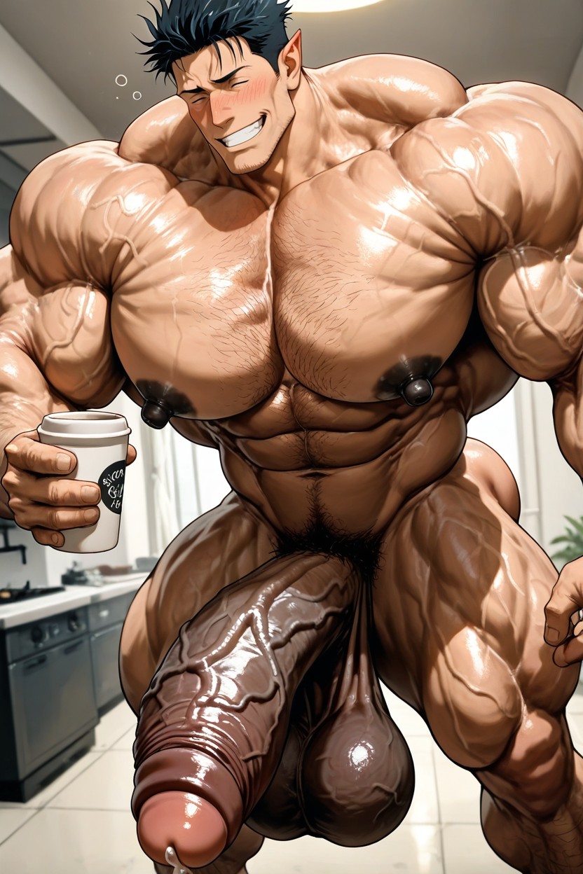25+, Zoom Out, God Physique AI Gay Porn