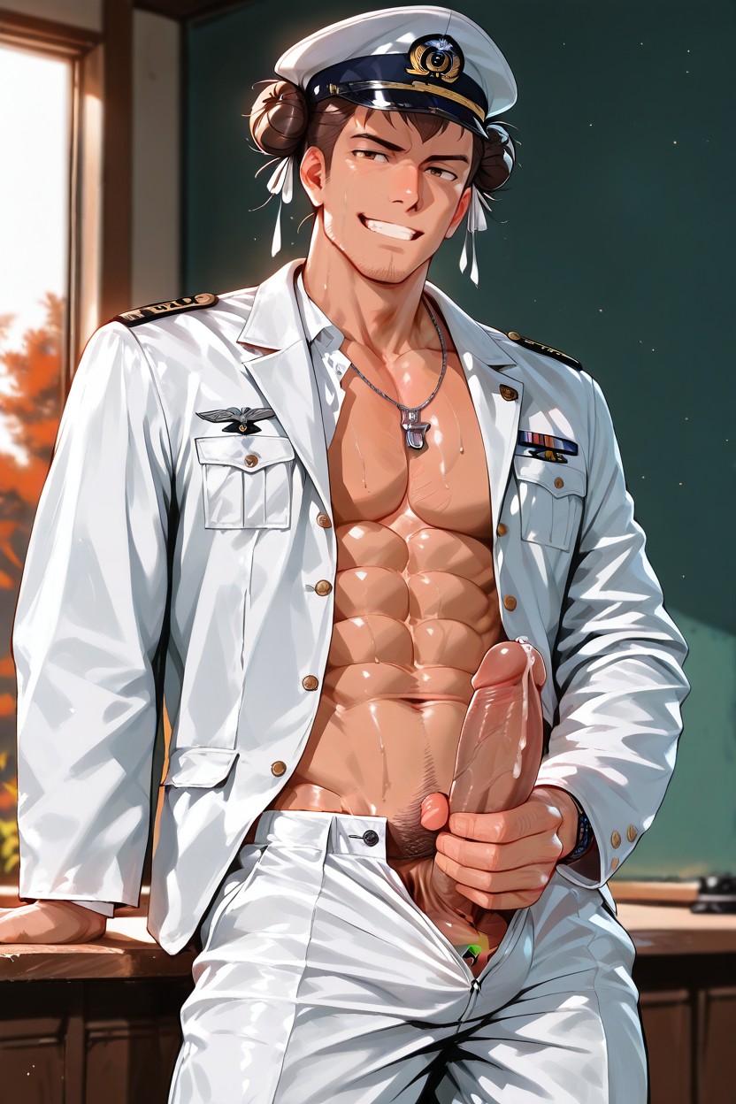 Guy, Smiling, Medium Ass AI Gay Porn