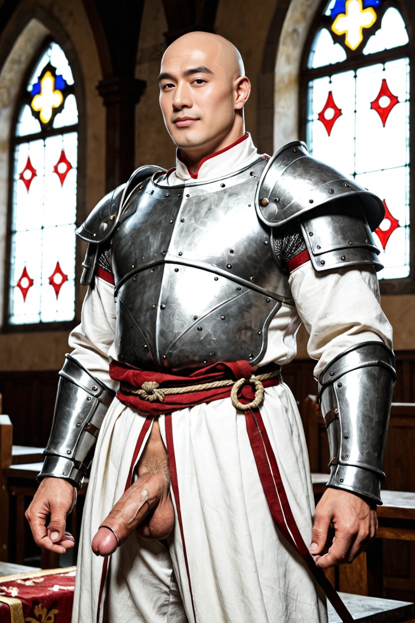 1 Person, Small, Holding A Spear In The Right Hand AI Gay Porn
