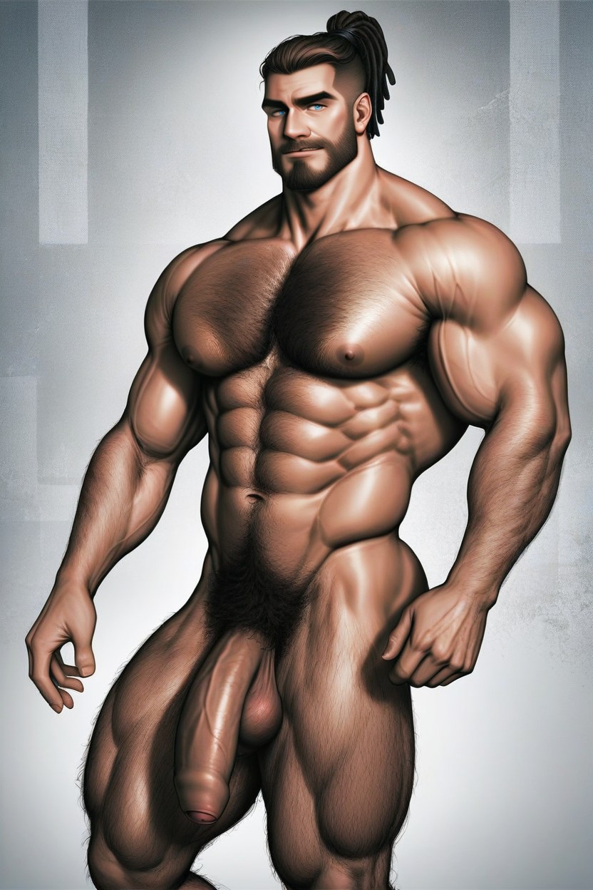 Los Angeles, Extremely Hairy Chest, 25+ AI Gay Porn