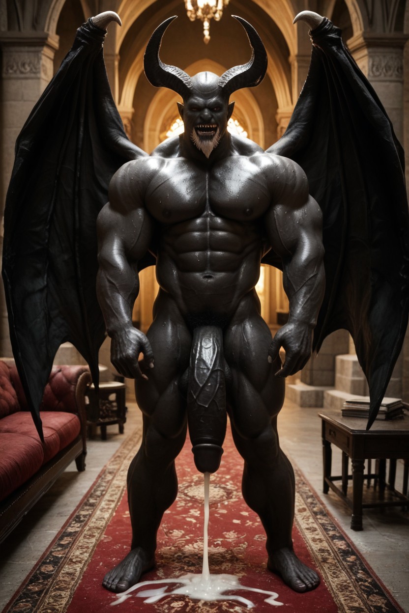 Big In Size, Sweaty, Male Extremly Muscular With Veins And Big Arms AI Gay Porn