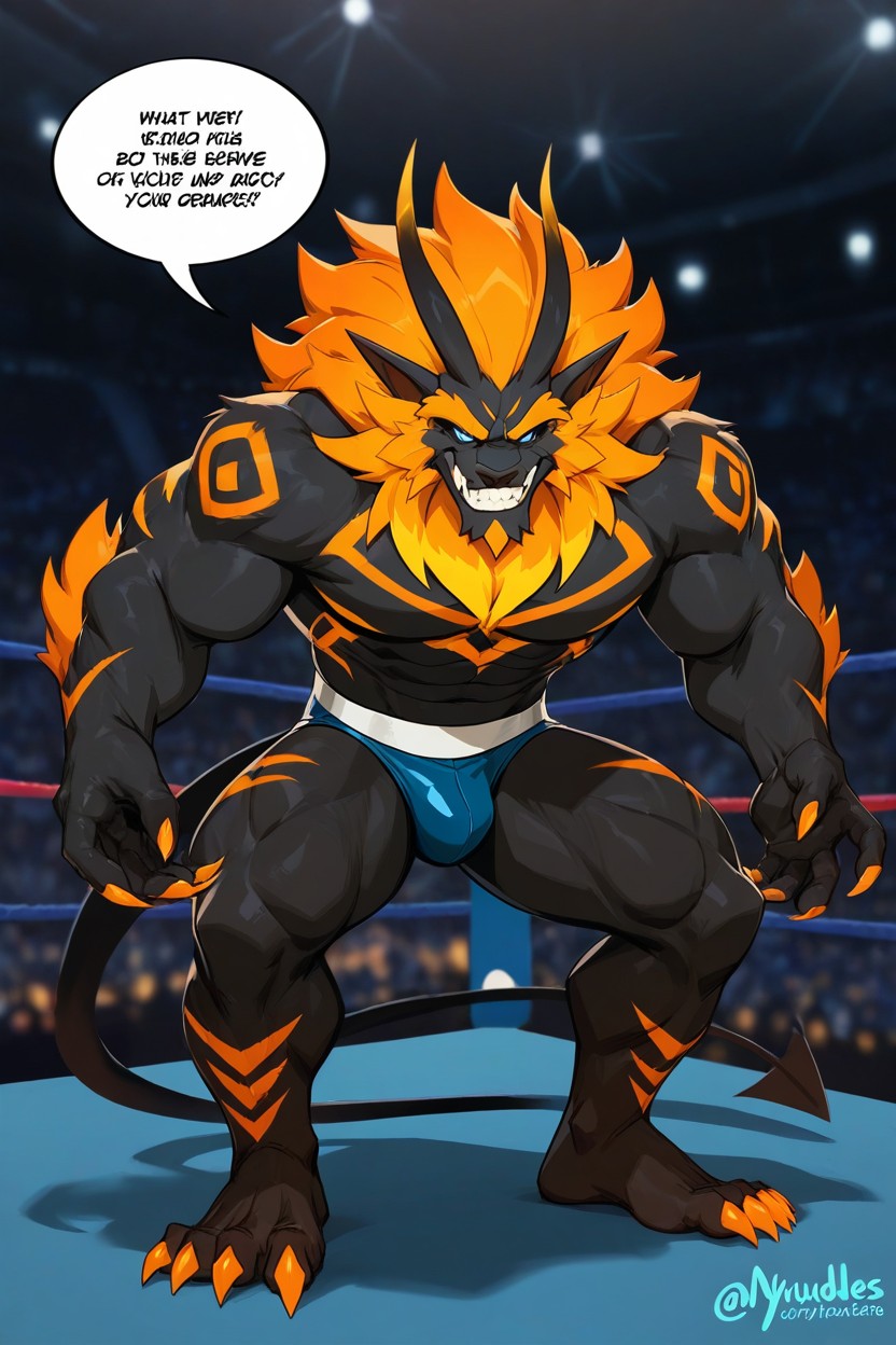 Sharp Dark Claws, species & Physique An Anthropomorphic, Nyuudles Art Style AI Gay Porn