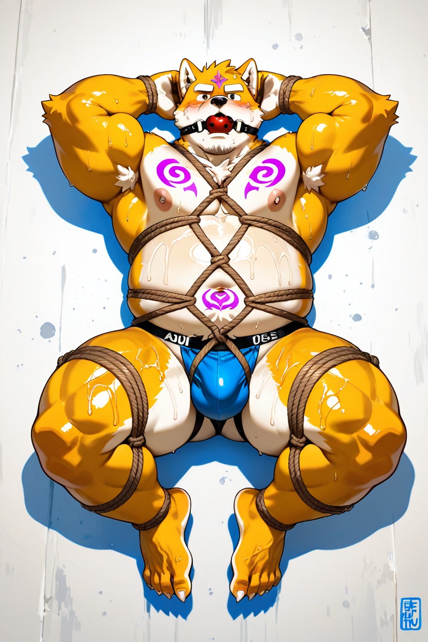 18+, Shiba Inu, Anthropomorphic Character AI Gay Porn