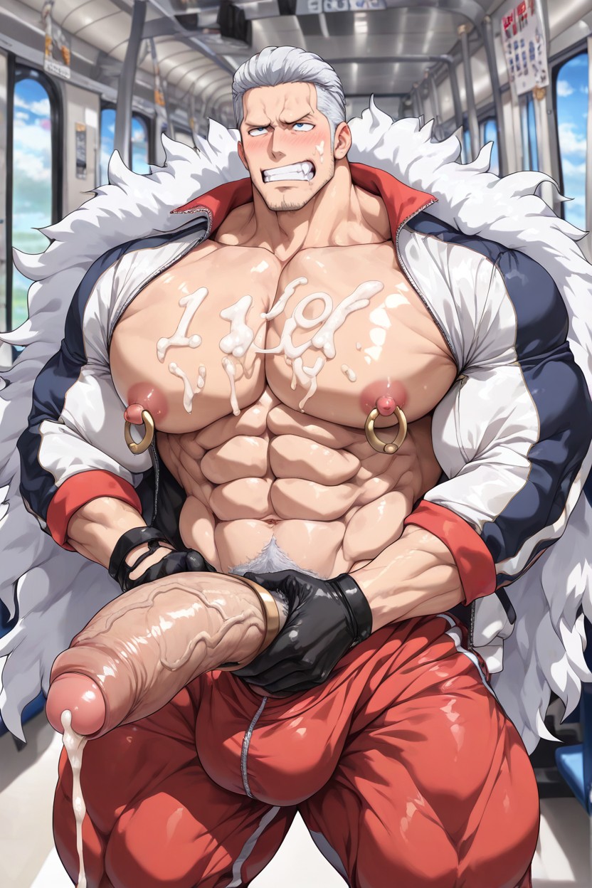 Hair Shaved On Sides, God Physique, Medium Ass AI Gay Porn