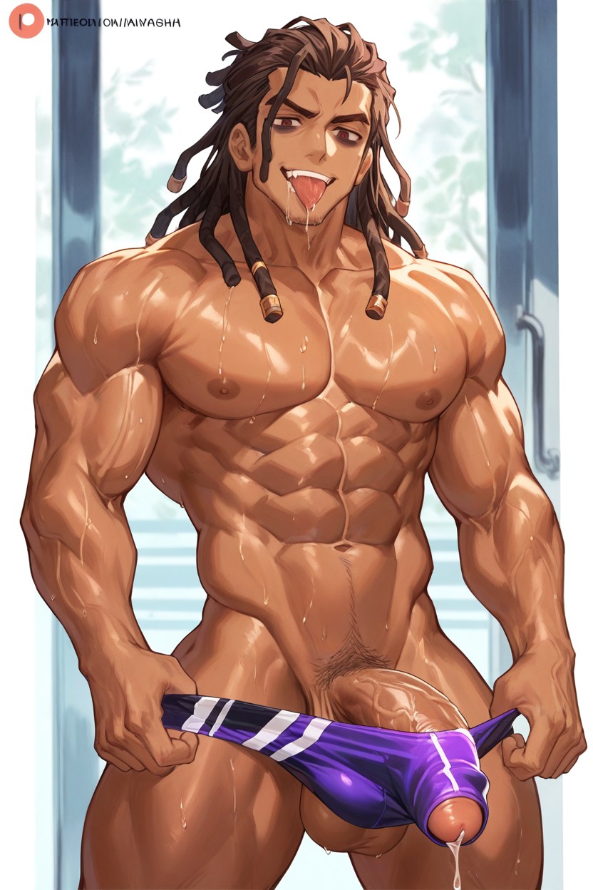Cutesexyrobutts, Smooth Chest, Dark Brown Skin Porno gay IA