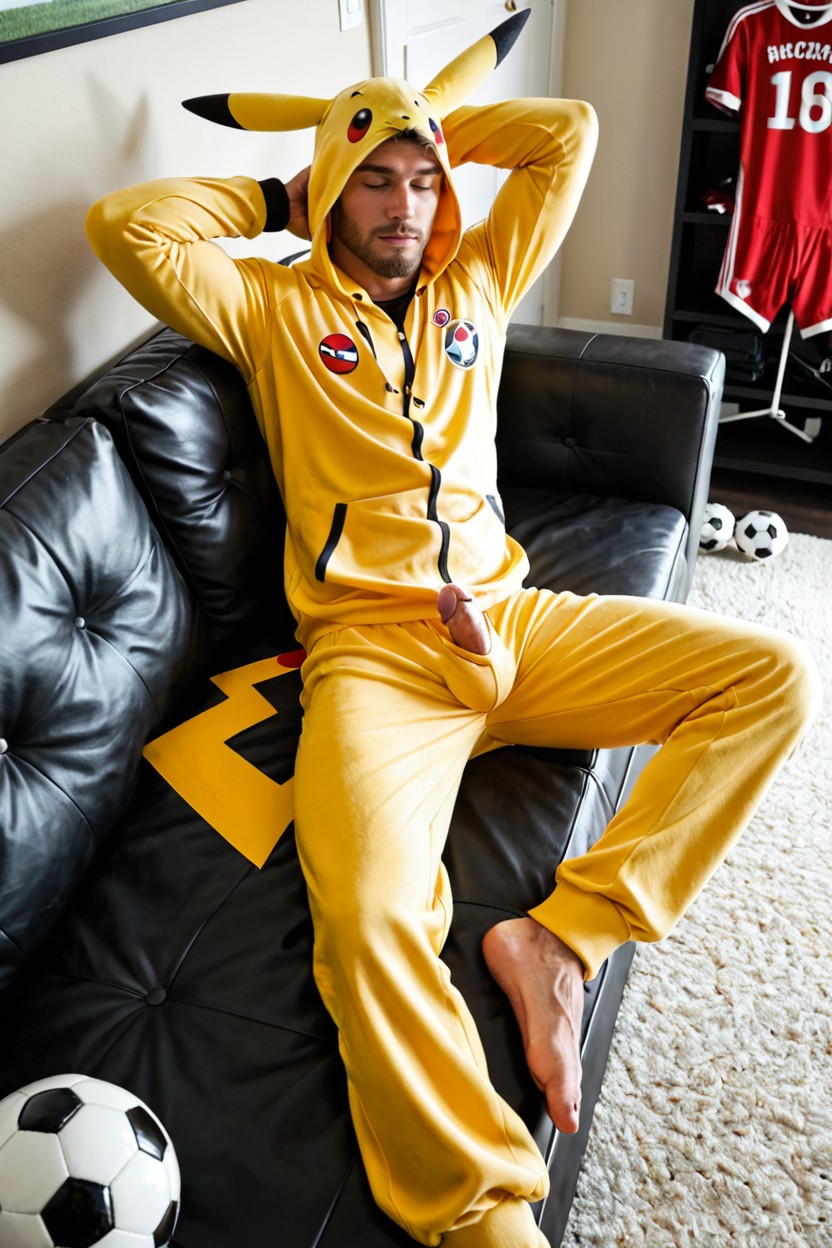 Messy Room, Spreading Toes, Barefoot AI Gay Porn