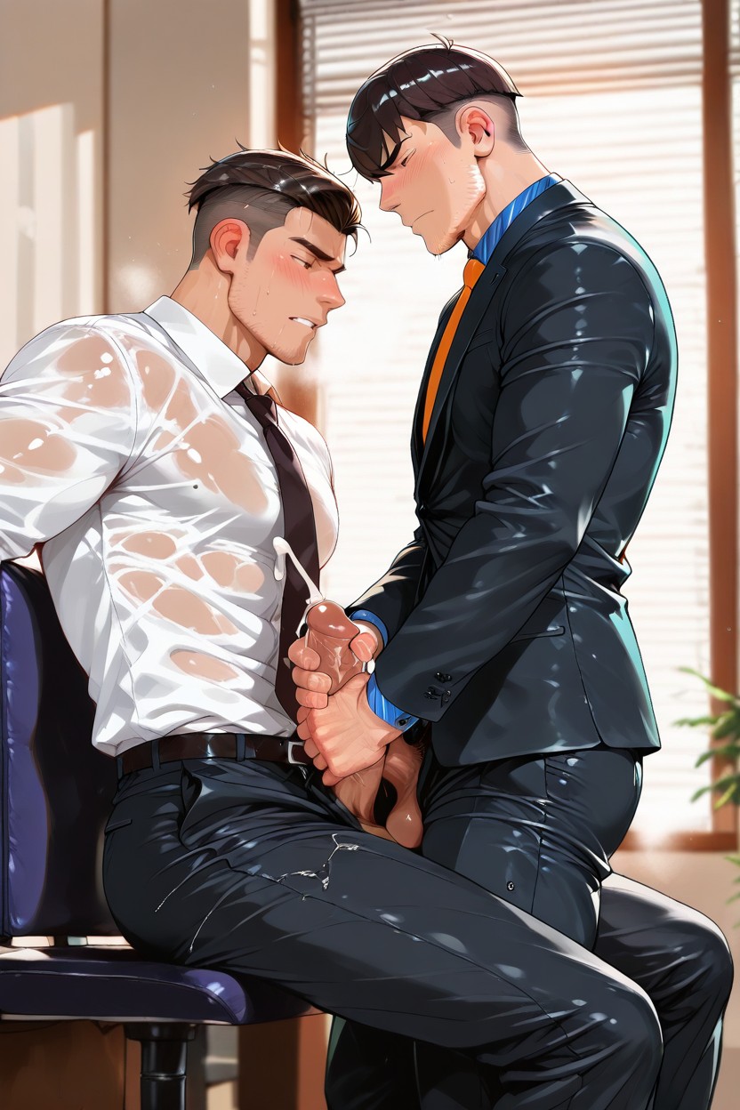 Medium, Stubble, Male Only AI Gay Porn