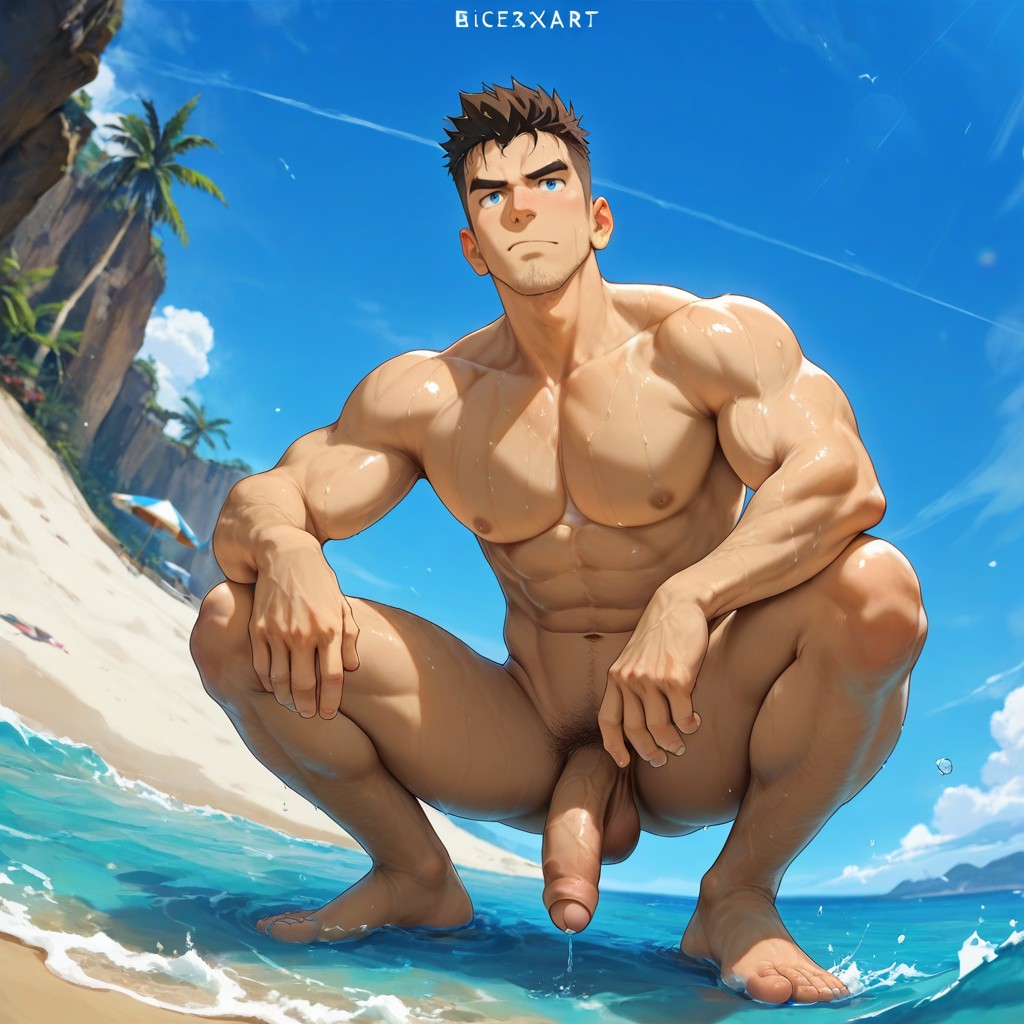 スキニー, 小さなお尻, Fair Skin ゲイAIポルノ