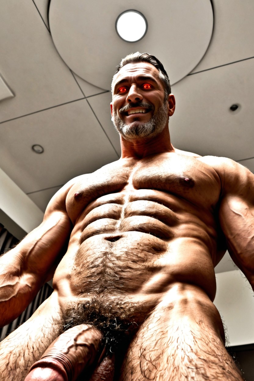 Bottom Up, Dutch Angle, Hairy Pubes AI Gay Porn