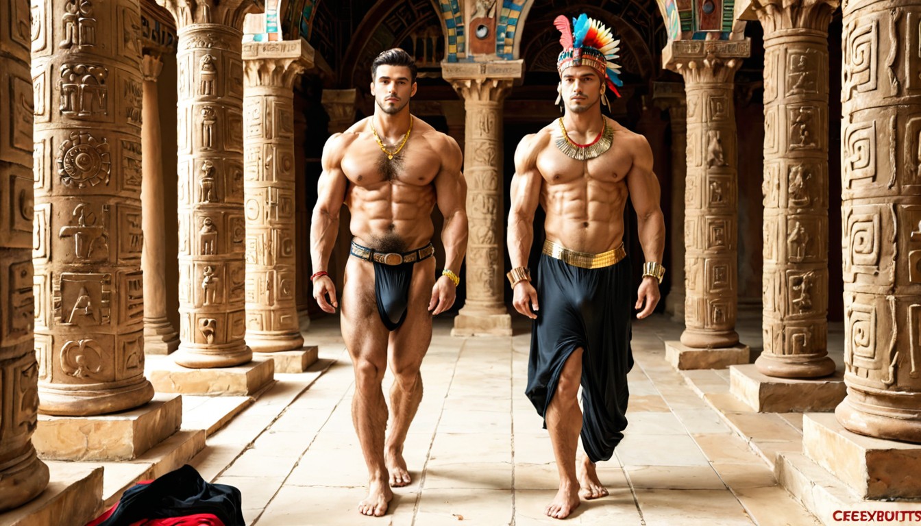 Densely Hairy Chest, North African, Masculine Porno gay IA