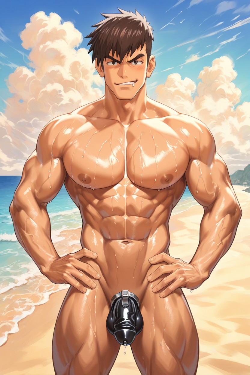 Melkor Mancin Artstyle, Slimwaist, Alone AI Gay Porn