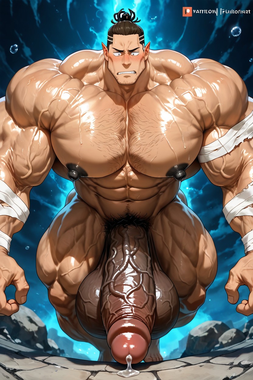 Perspective, Exquisite Tonal Range, Oversized Muscles Porno gay IA