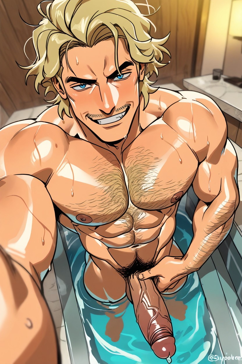 Medium Ass, Boner, Beard AI Gay Porn