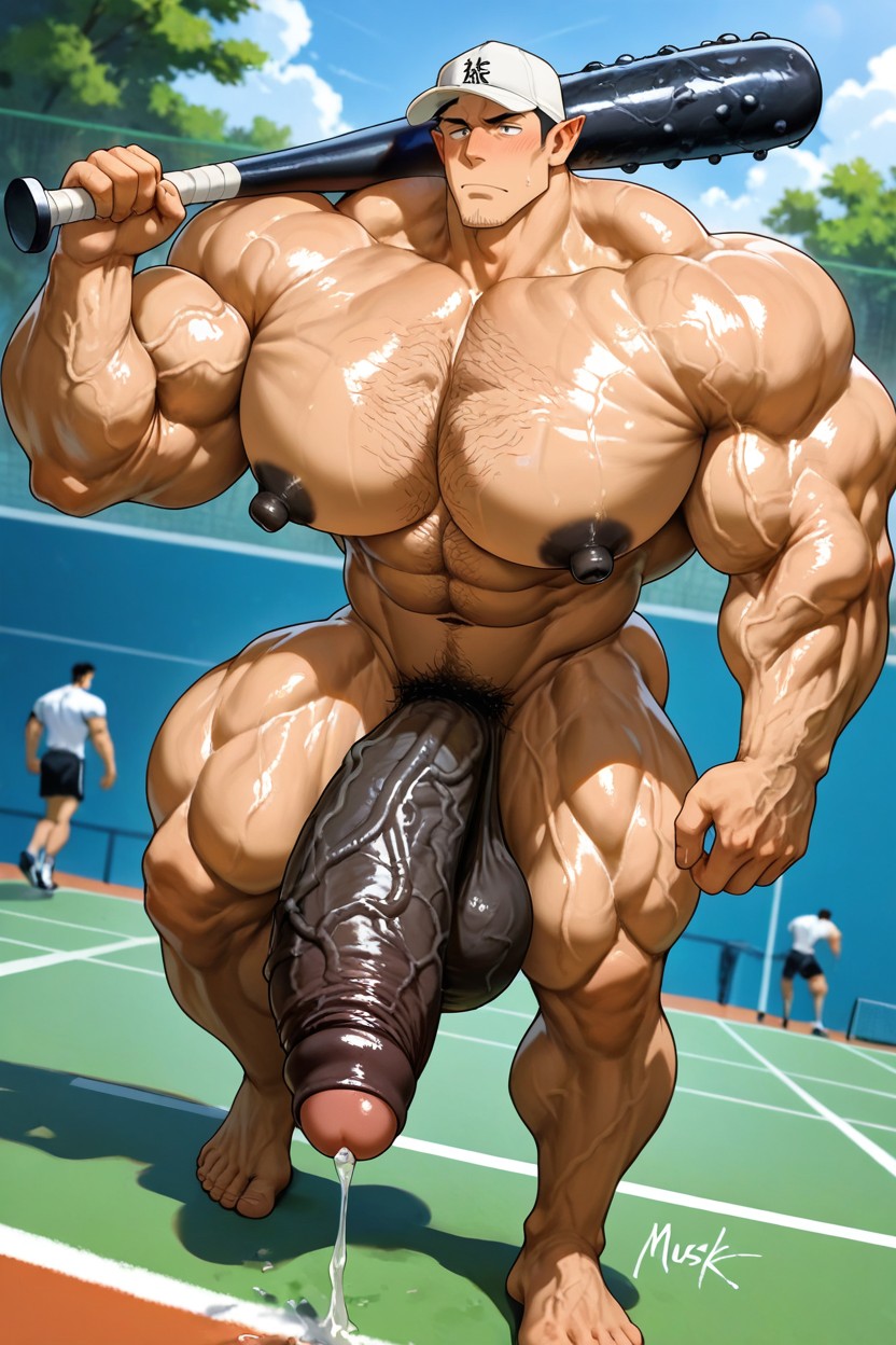 Blushing, Plano Corto, Sculpted Neck Porno gay IA