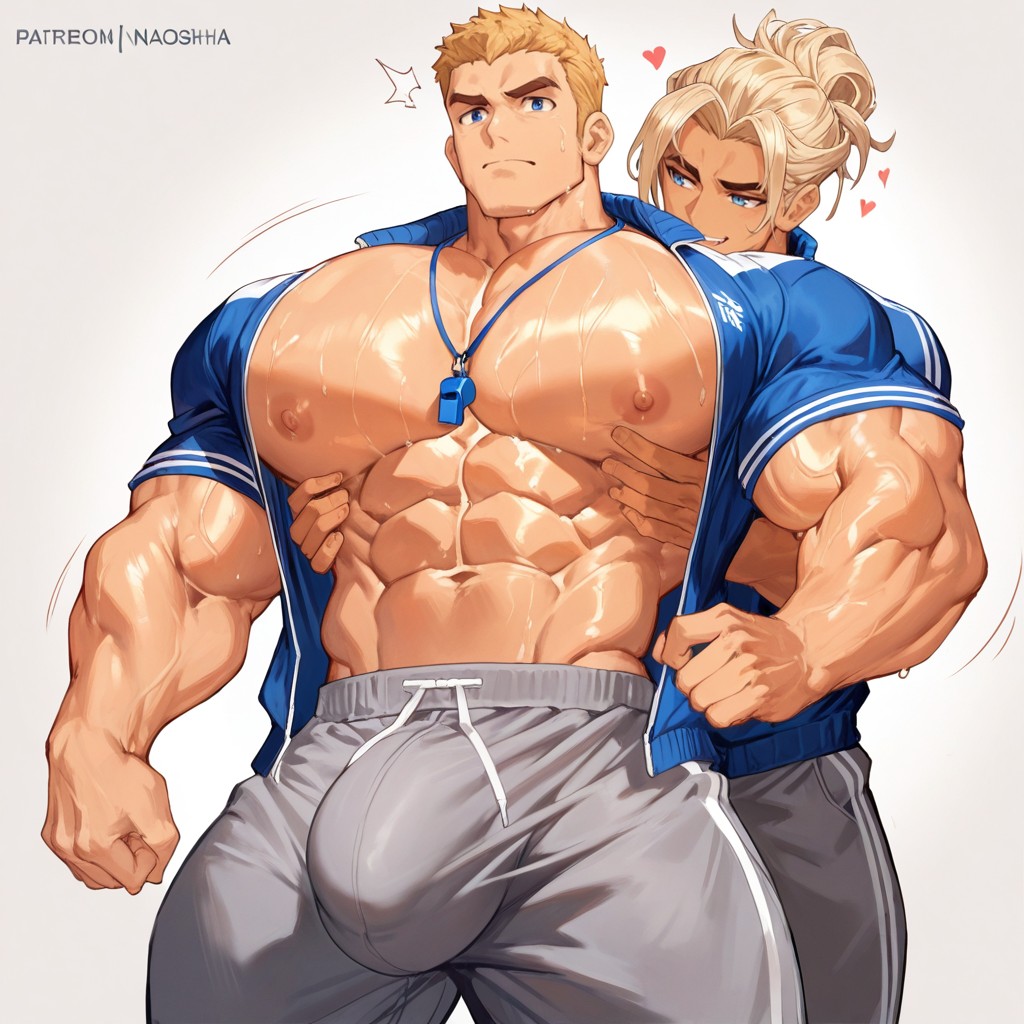 Hyper Pecs, Down Turned Eyes, Growing For Each Other Porno gay IA