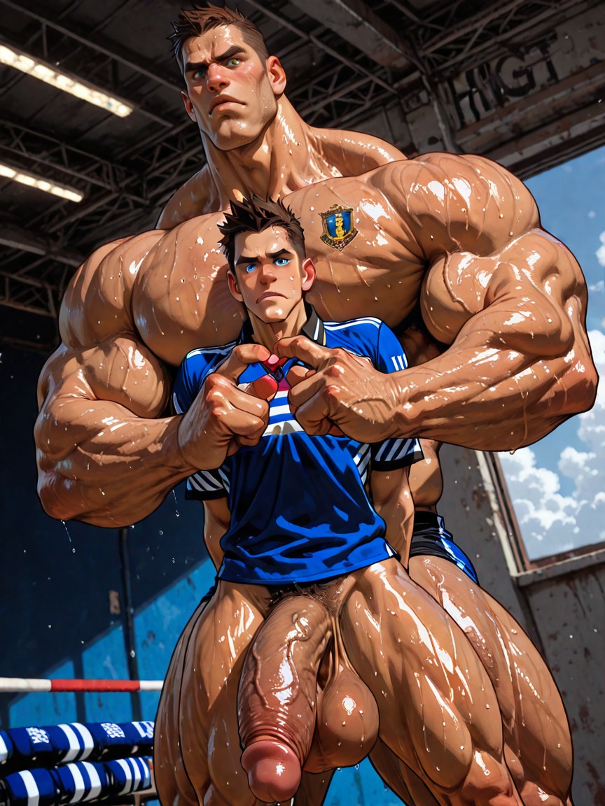 Brown Pubic Hair, Tight Male Hips, Hight Detailed Rugby Player AI Gay Porn