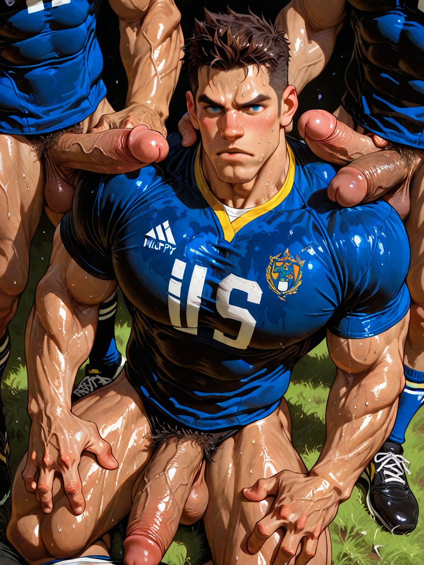 Funny, Tight Male Hips, Dutch Angle AI Gay Porn