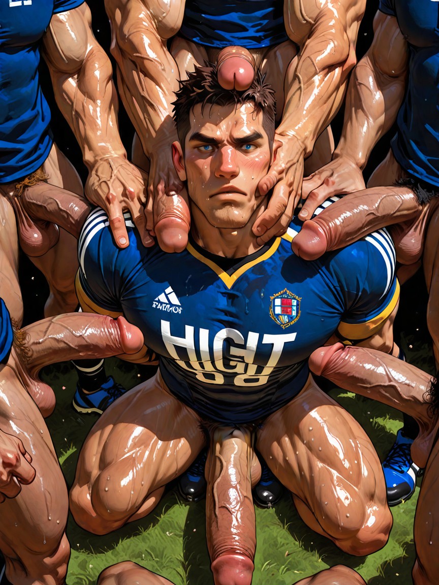 Scratching, Hdr, Scary AI Gay Porn