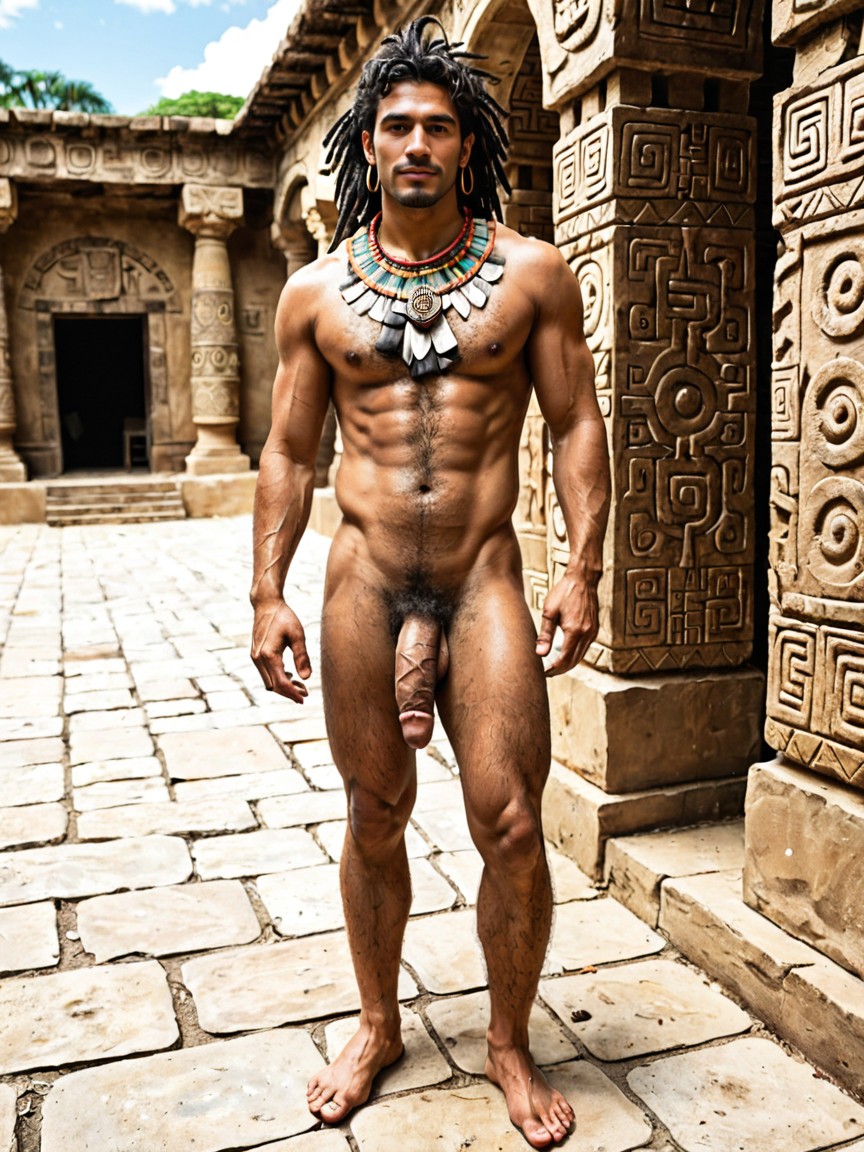 1 Persona, Front View, Flaccid Cock Porno gay IA