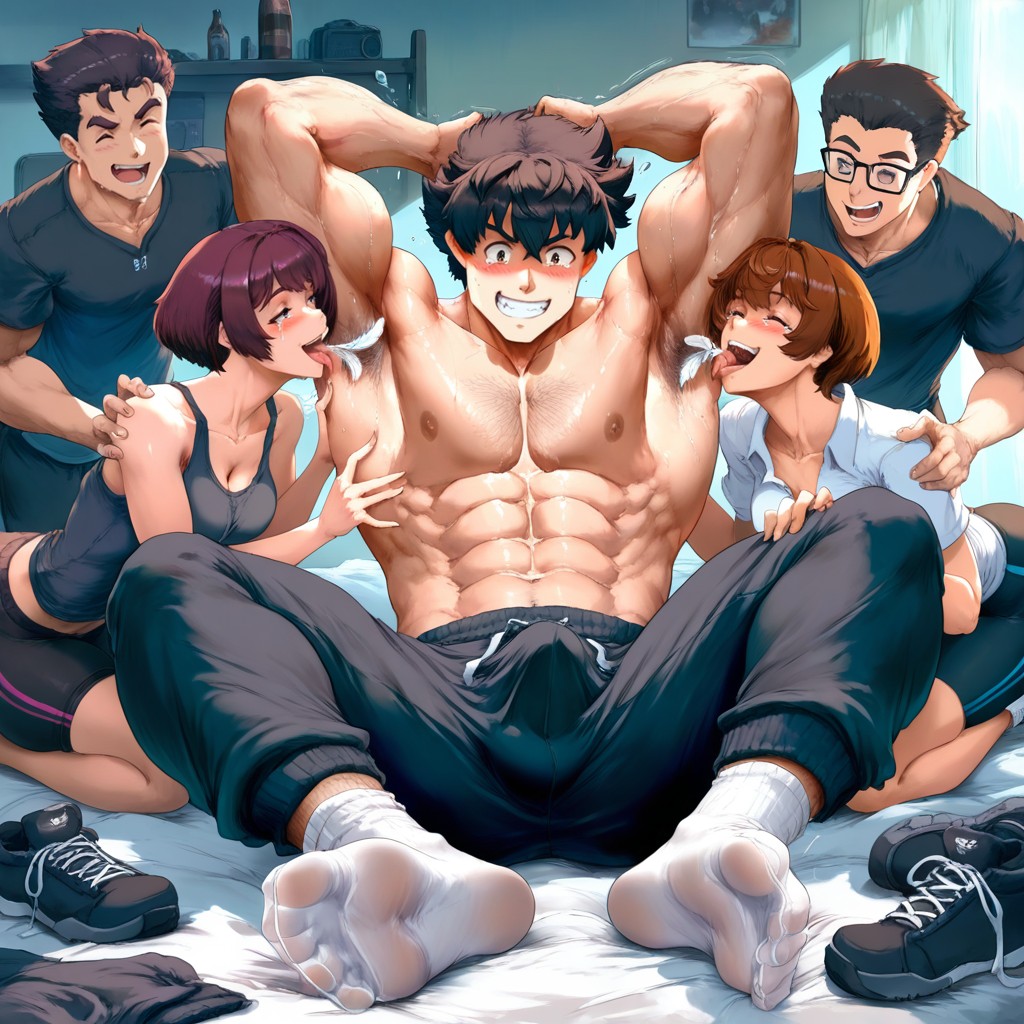 Black Sweatpants, Foot In Mouth, Tickle Feet Porno gay IA