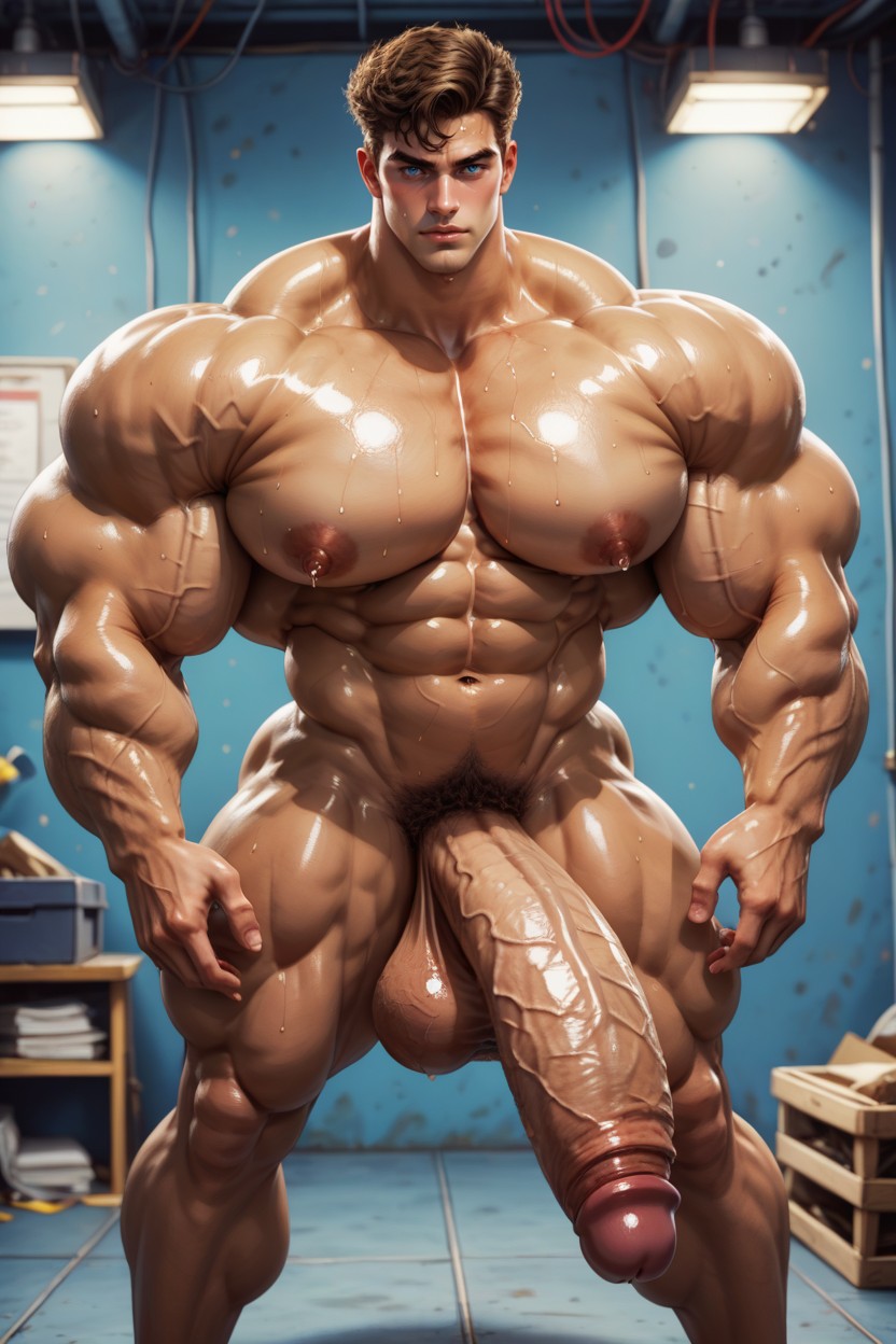 Brown Pubic Hair, Brown Hair, Octane Render Porno gay IA