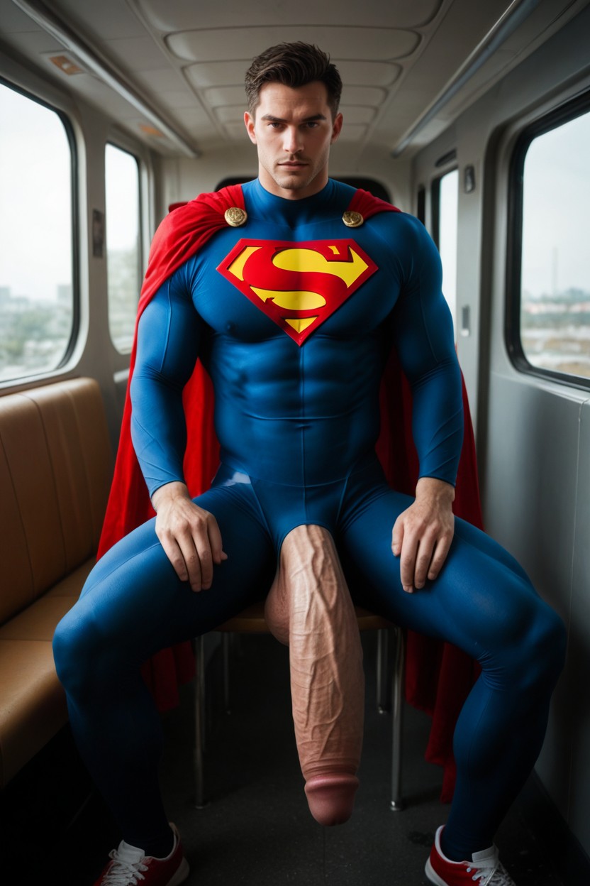 Protuberancia Del Pene, Hiperpene Imposiblemente Largo, Red Cape Porno gay IA