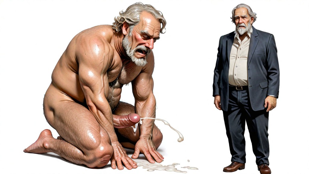 Fat, Hands And Knees, Full Body AI Gay Porn