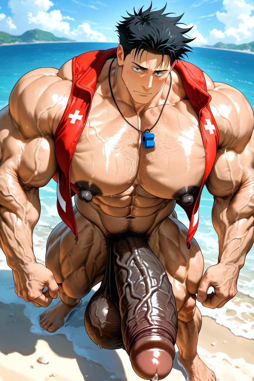 Deeply Etched Blocky Abs, 25+, De Arriba A Abajo Porno gay IA