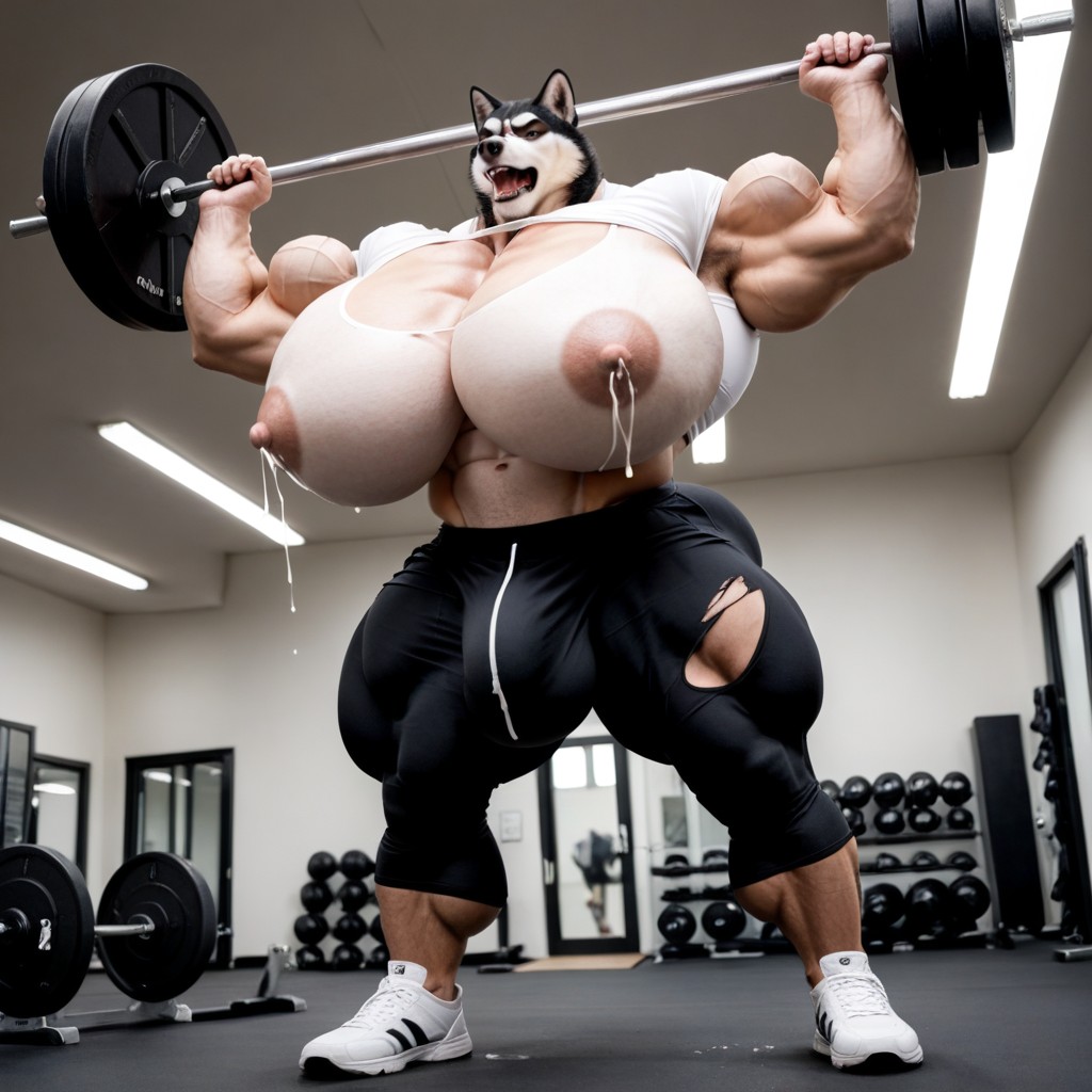 18+, White And Black Multicolored Skin, Musculosa Porno gay IA