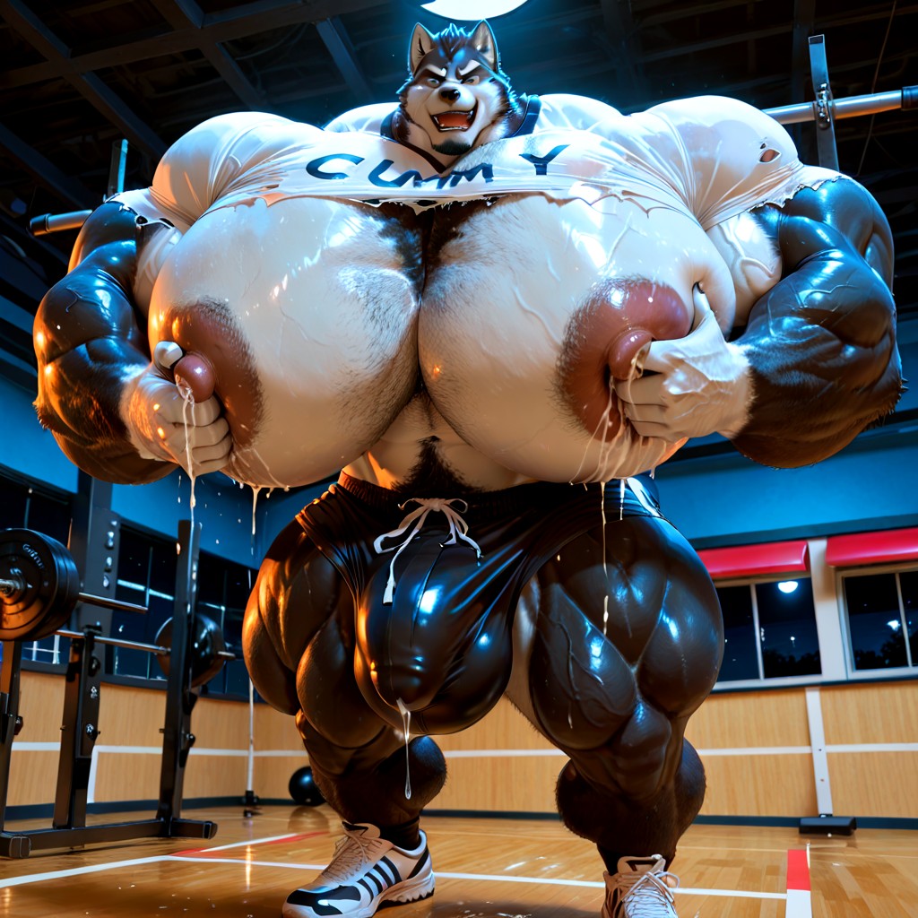 18+, Masculine Antrohusky, Angry AI Gay Porn