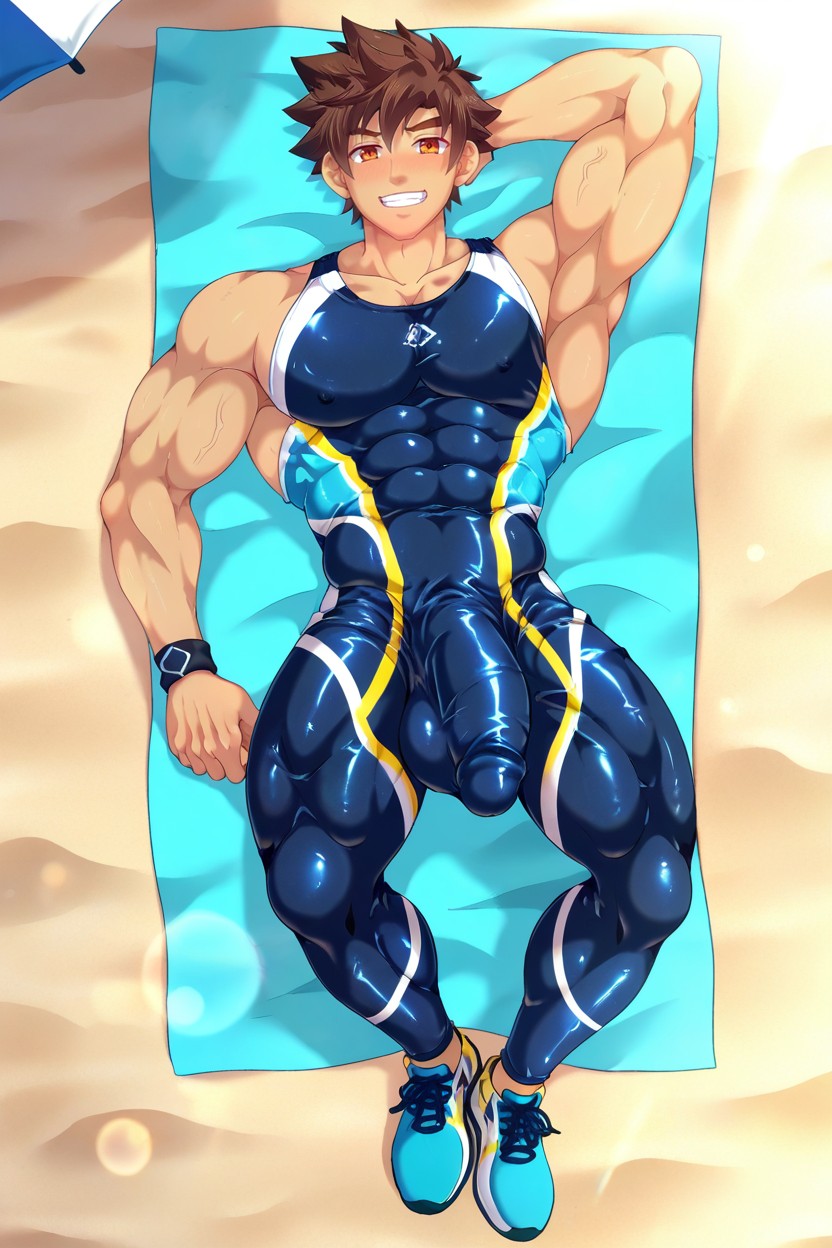 1 Persona, Yo, Penis Under Suit Porno gay IA