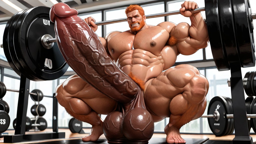 One Person, Impossibly Thick Hyper Penis, Extremely Girthy Macro Penis Porno gay IA