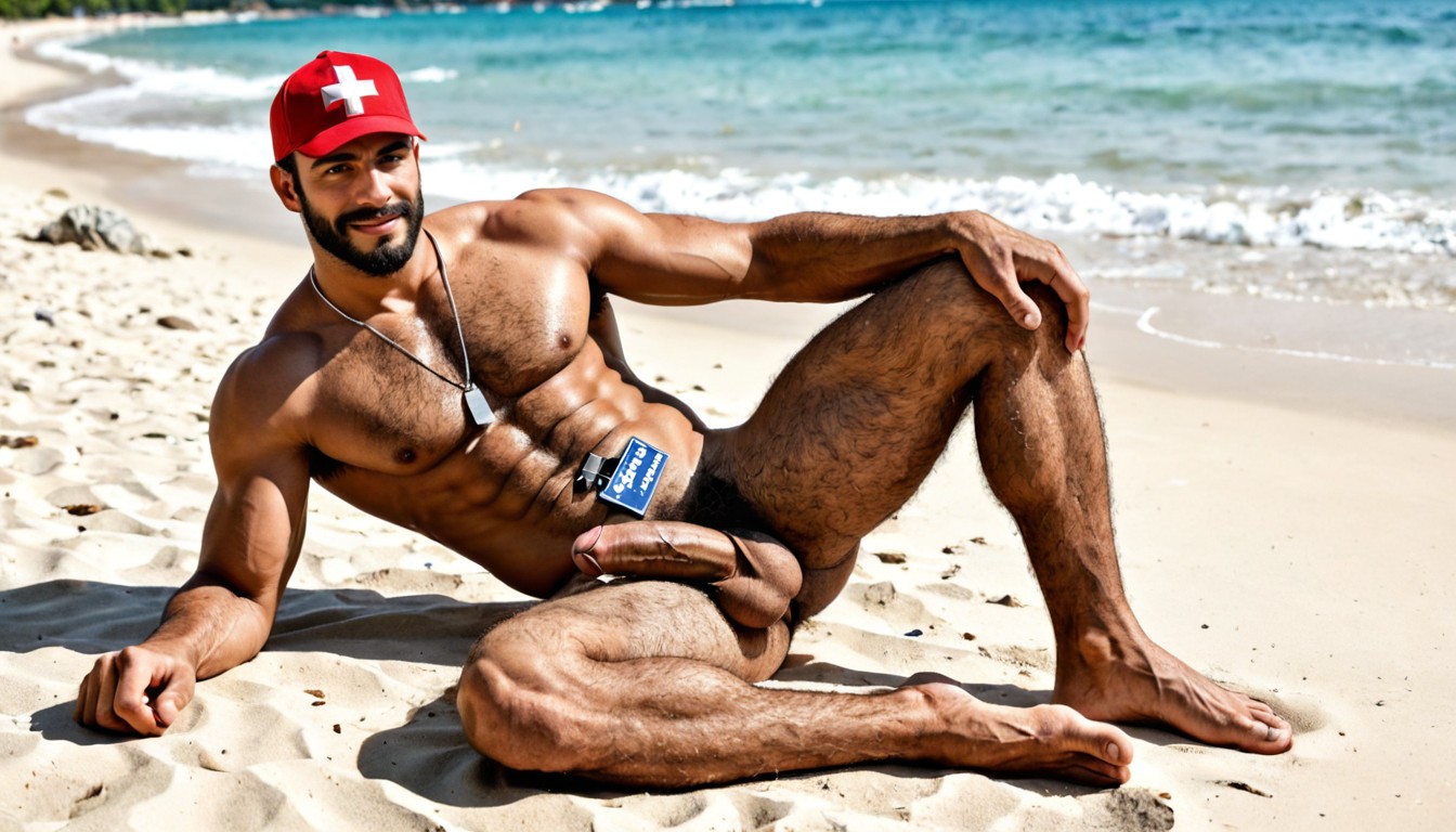 20+, Hairy Legs, Hyperrealistic Digital Portrait Porno gay IA