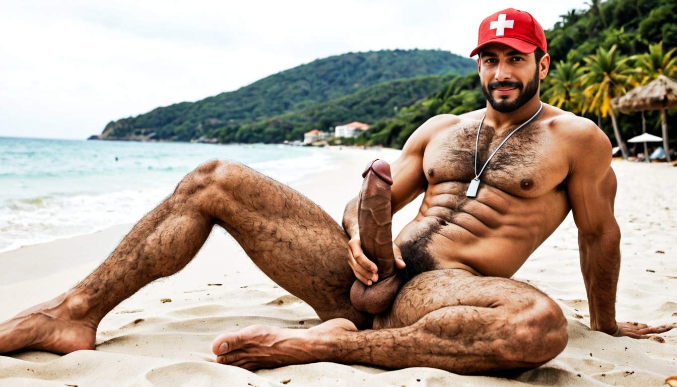 Mustache, Ripped, Beckoning Porno gay IA